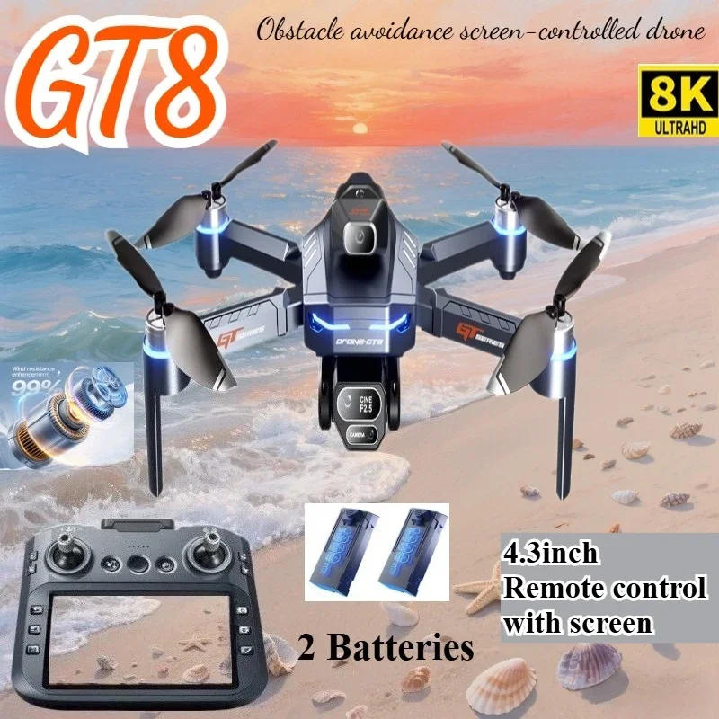 Drone 4K HD GT8 Camera Obstacl - Drone Thermal Imaging review and price