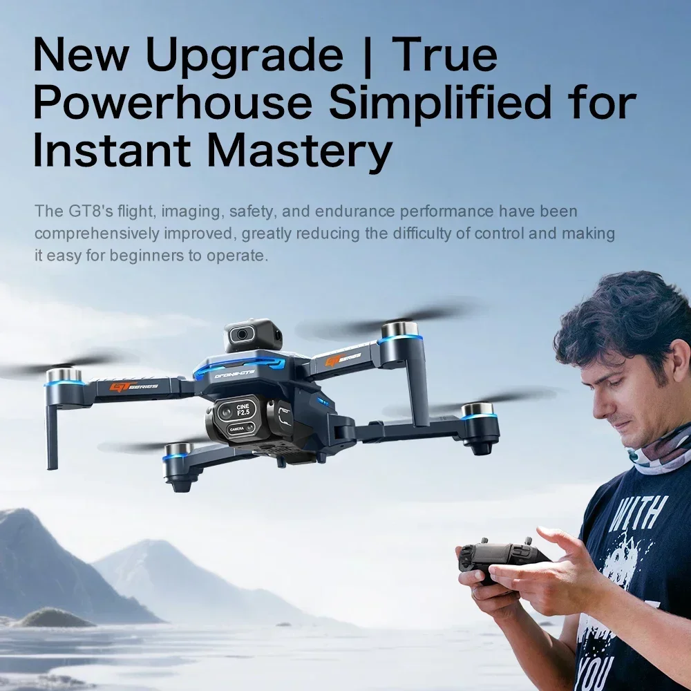 Drone 4K HD GT8 Camera Obstacl - Drone Thermal Imaging review and price