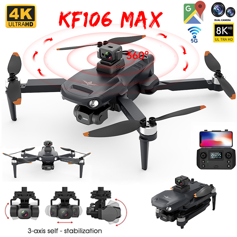 2022 NEW KF106 Max Drone 8K Pr - Drone Surveying review and price